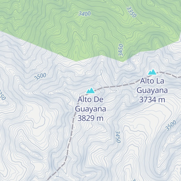 Map of Alto De Guayana