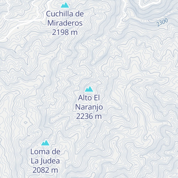 Map of Alto El Naranjo