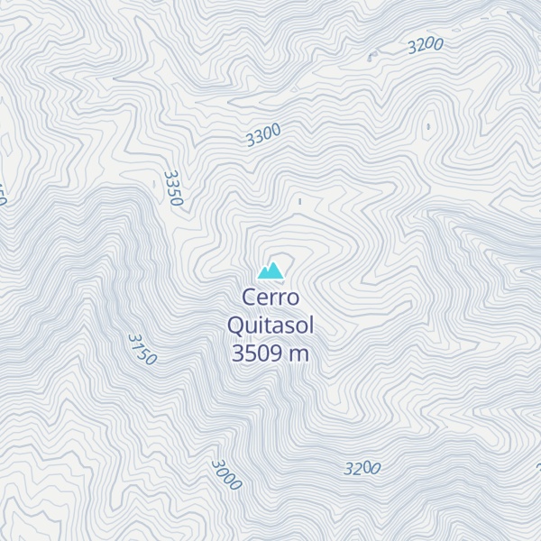 Map of Cerro Quitasol