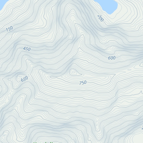 Map of Cerro Maipo