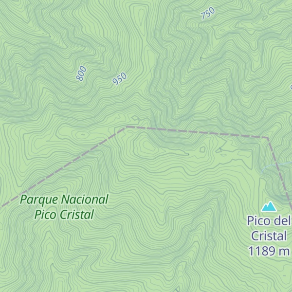 Map of Pico Cristal