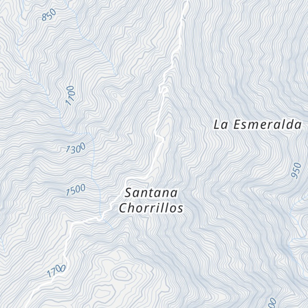 Map of Cuchilla El Peñol