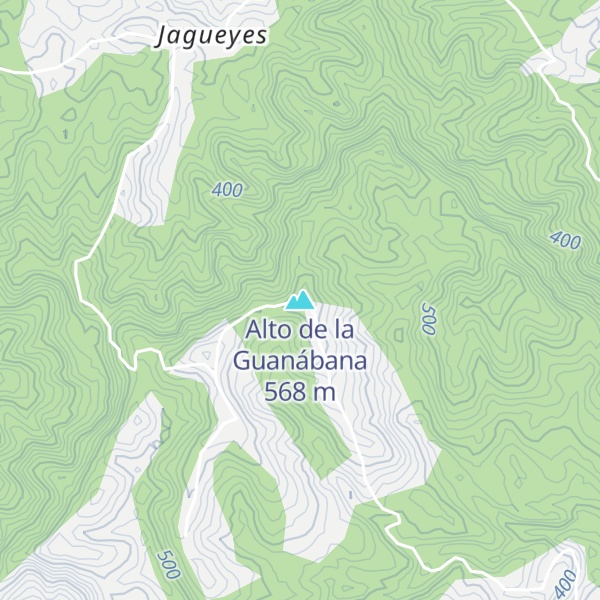 Map of Alto de la Guanábana