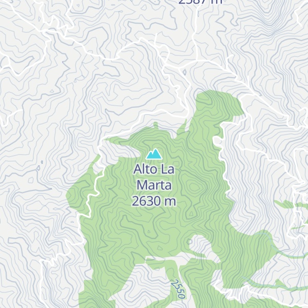 Map of Alto La Marta