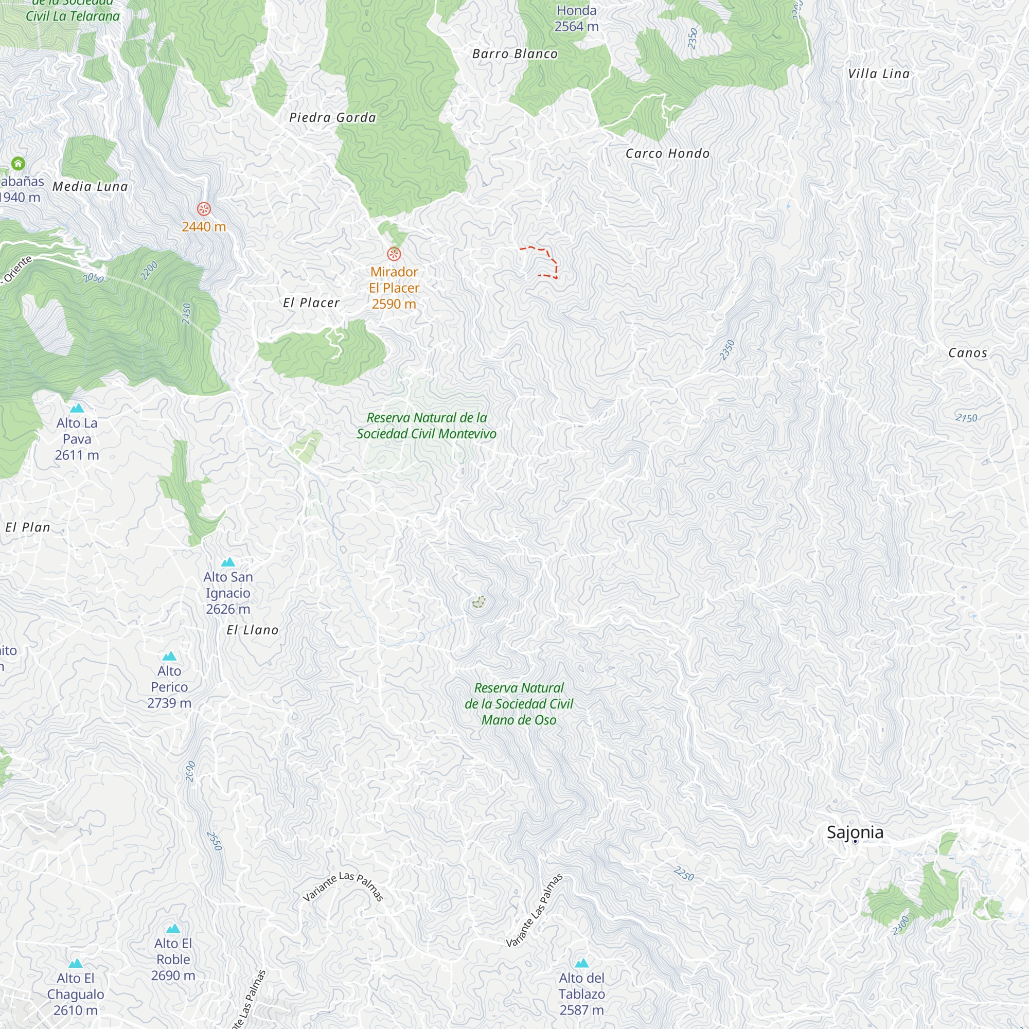La Chakana map