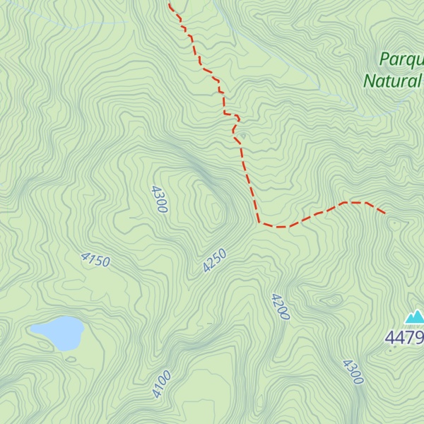 Map of Cerro El Obito