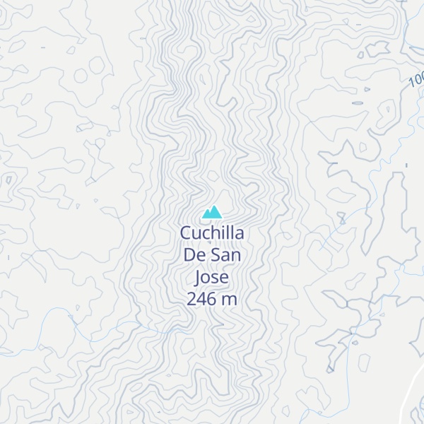 Map of Cuchilla De San Jose