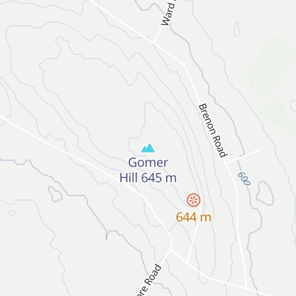 Map of Gomer Hill