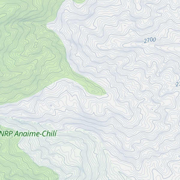 Map of Cuchilla El Zancudo