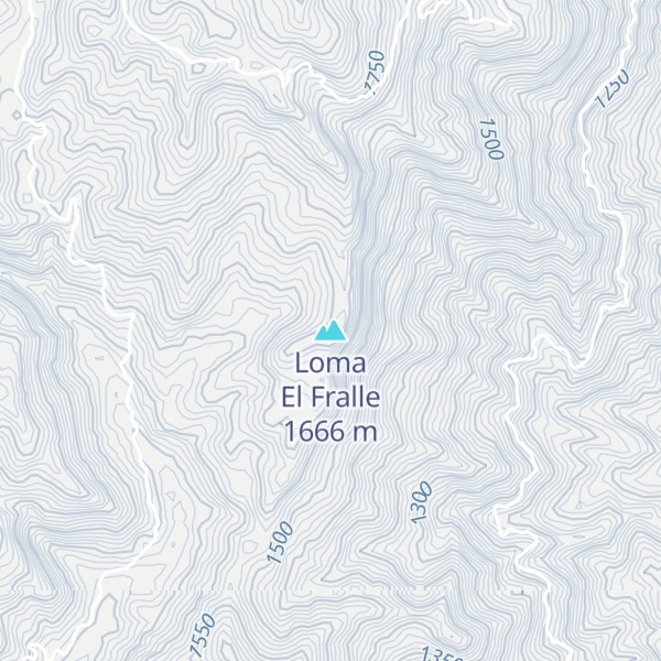 Map of Loma El Fralle