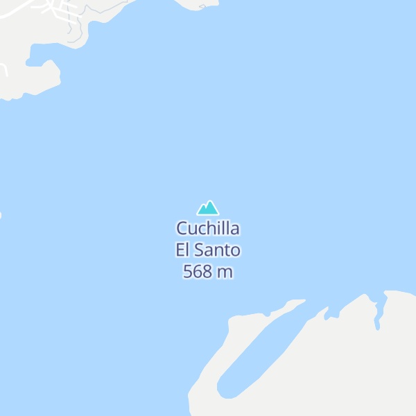 Map of Cuchilla El Santo