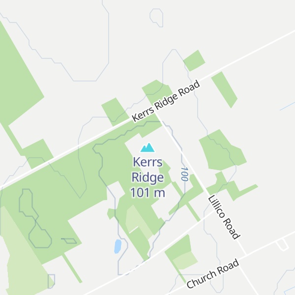 Map of Kerrs Ridge