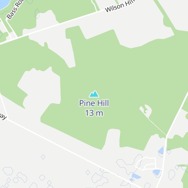 Map of Pine Hill