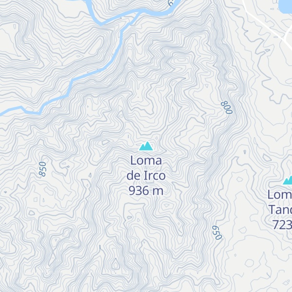 Map of Loma de Irco