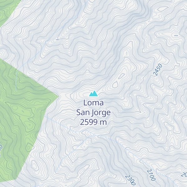 Map of Loma San Jorge