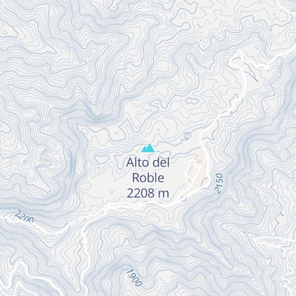 Map of Alto del Roble