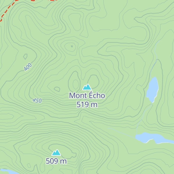 Map of Mont Écho