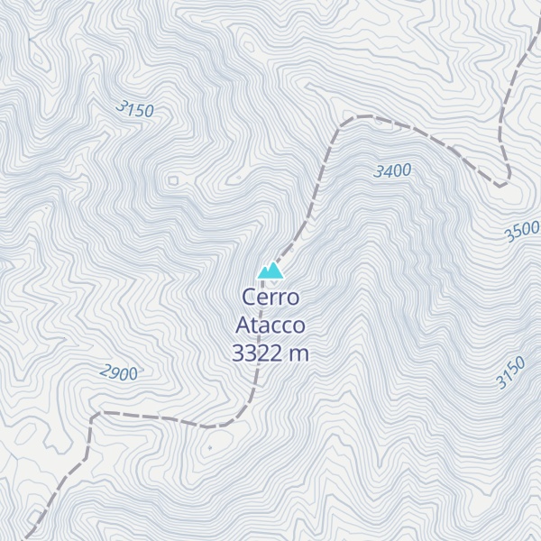 Map of Cerro Atacco