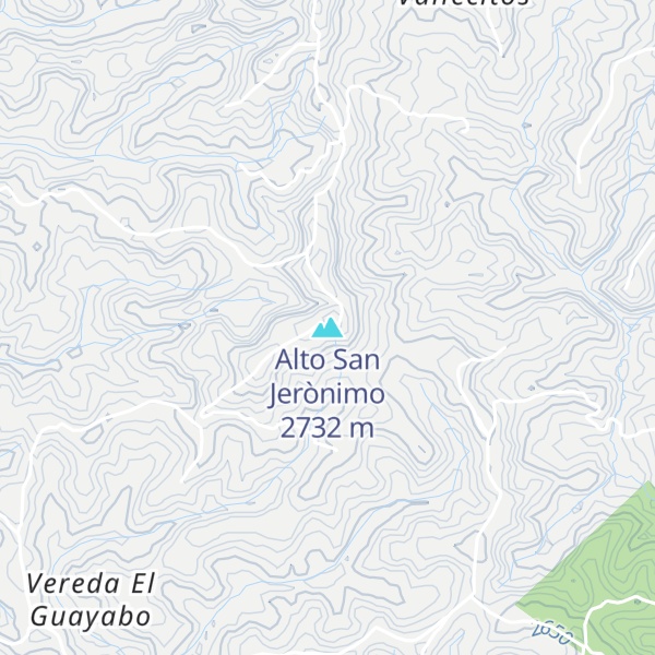 Map of Alto San Jerònimo