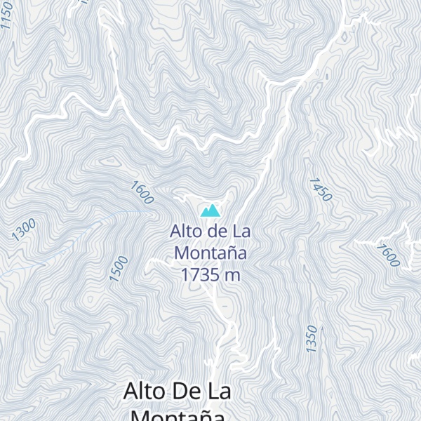 Map of Alto de La Montaña