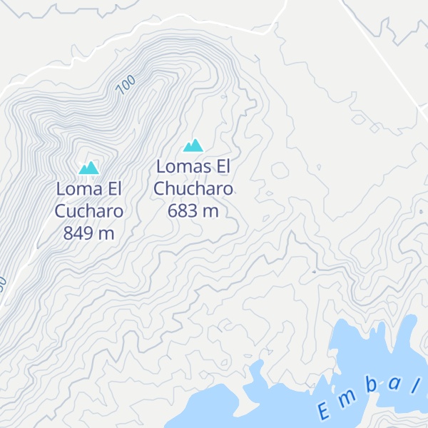 Map of Quebrada El Espinol