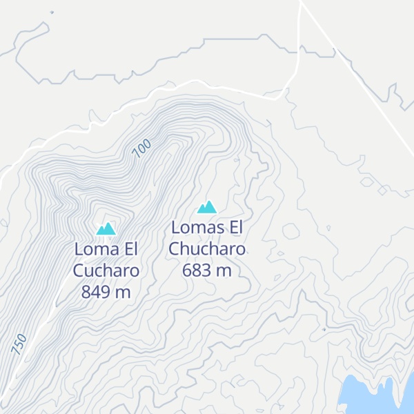 Map of Lomas El Chucharo