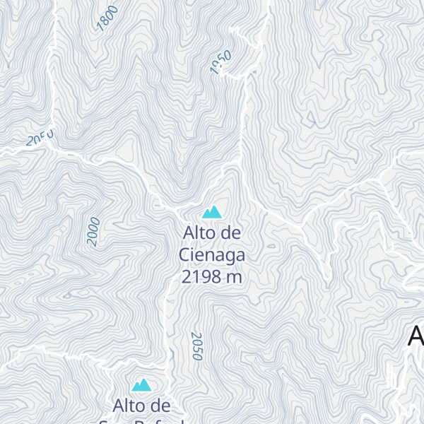 Map of Alto de Cienaga