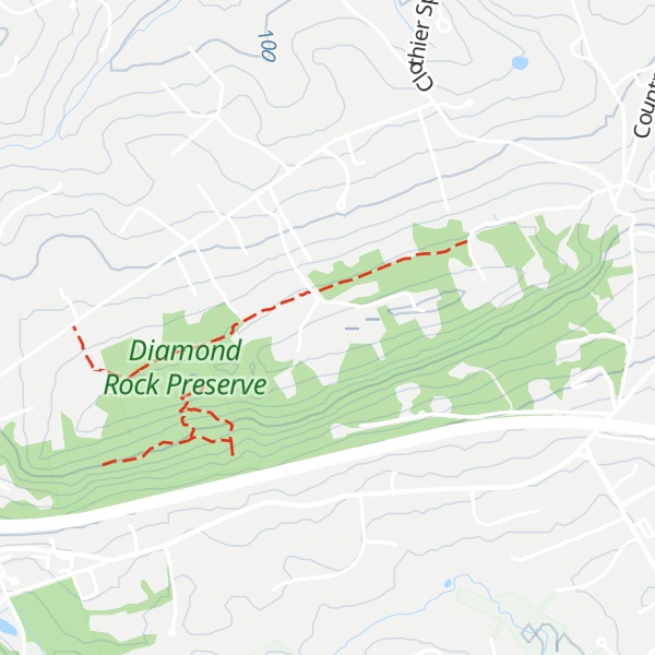 Map of Diamond Rock Hill