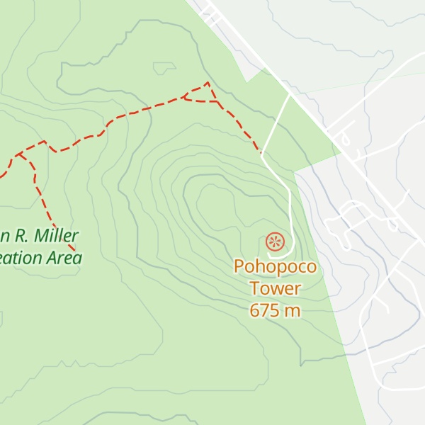 Map of Pimple Hill