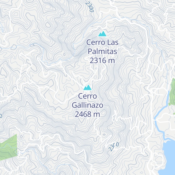 Map of Cerro Gallinazo