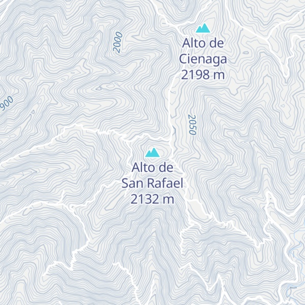 Map of Alto de San Rafael