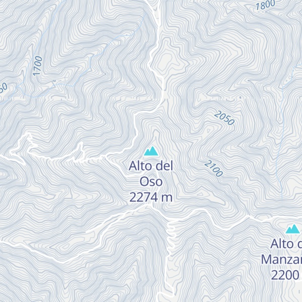 Map of Alto del Oso