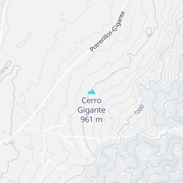 Map of Cerro Gigante