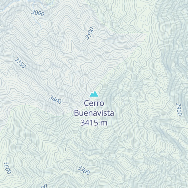 Map of Cerro Buenavista