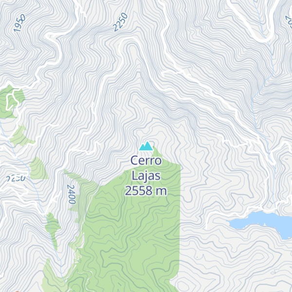 Map of Cerro Lajas