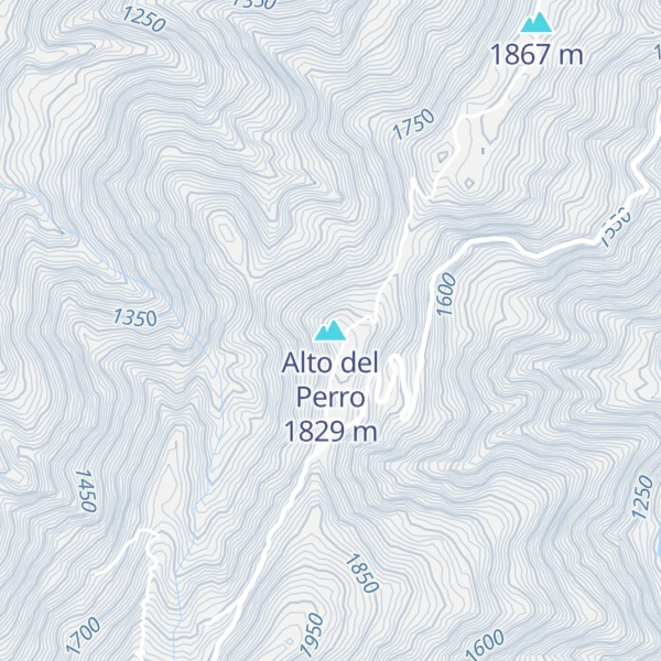 Map of Alto del Perro
