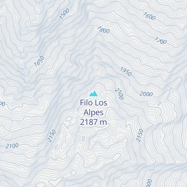 Map of Filo Los Alpes