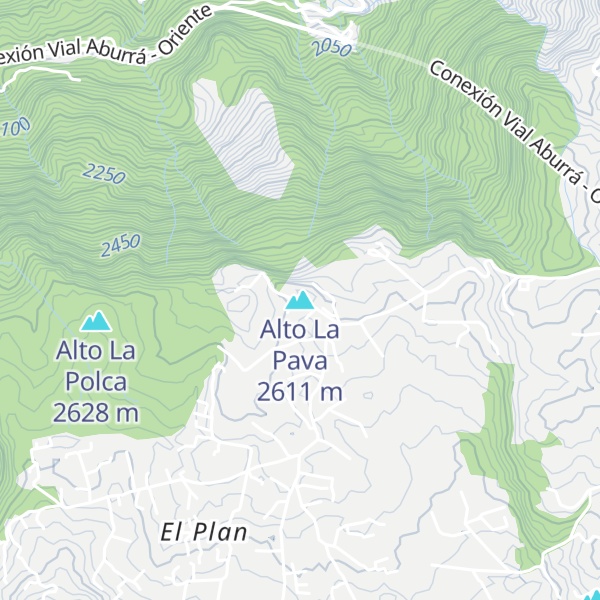 Map of Alto La Pava