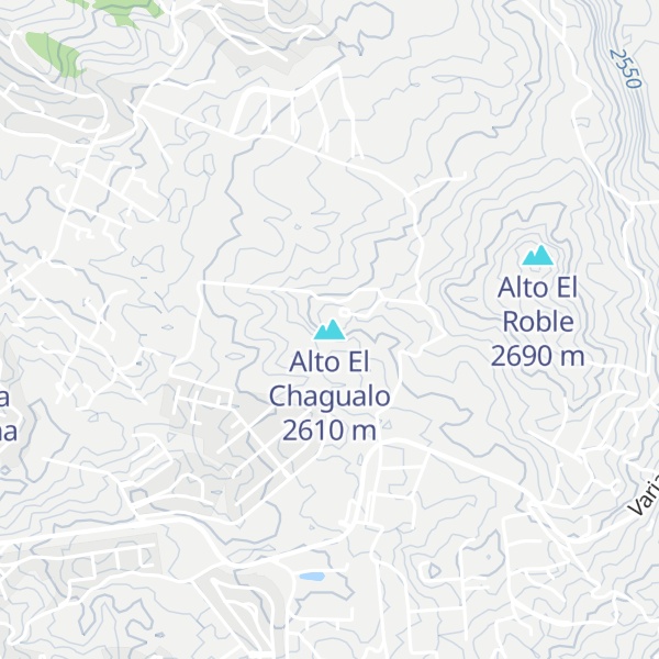 Map of Alto El Chagualo