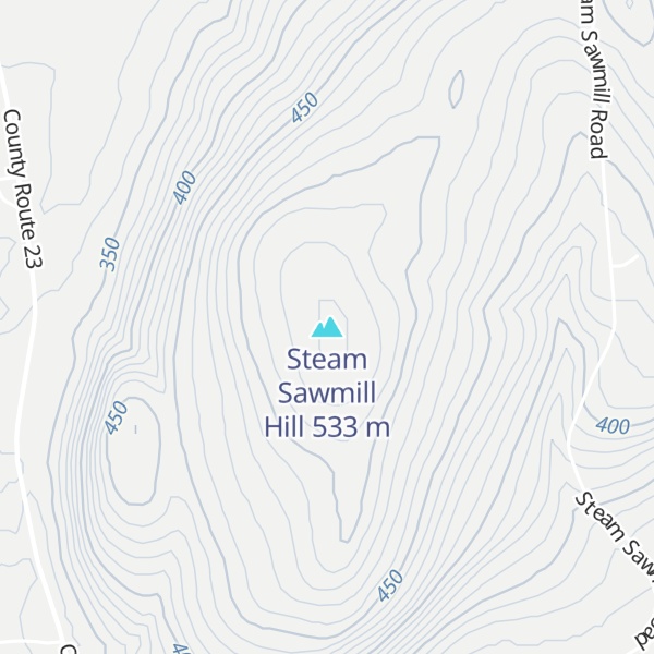 Map of Steam Sawmill Hill
