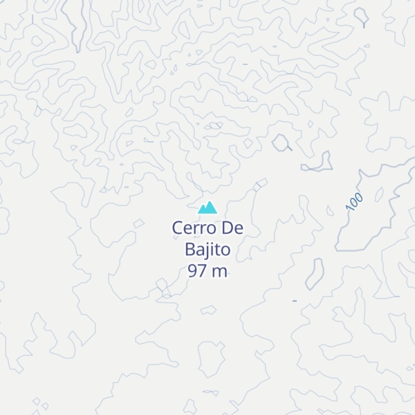 Map of Cerro De Bajito