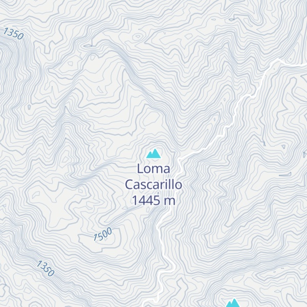 Map of Loma Cascarillo