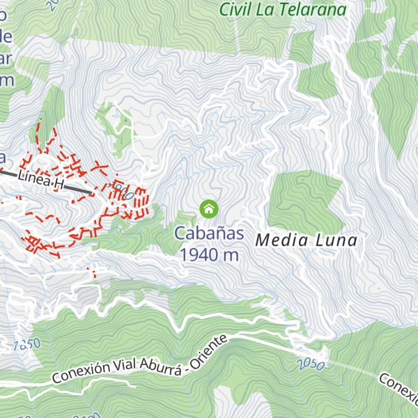 Map of Cabañas