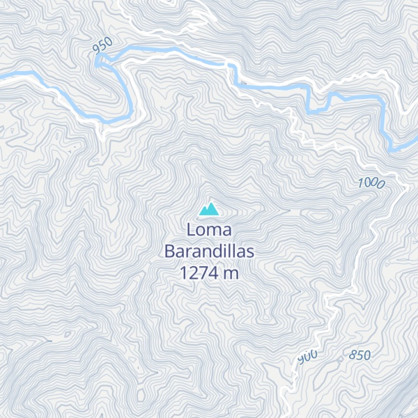 Map of Loma Barandillas