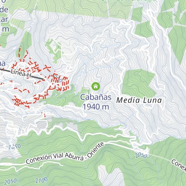 Map of Cabaña