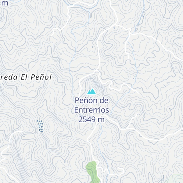Map of Peñón de Entrerríos