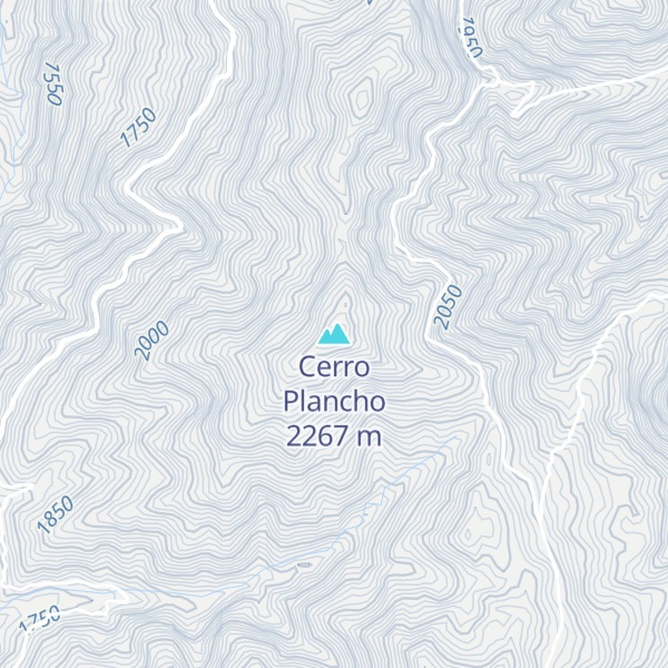 Map of Cerro Plancho