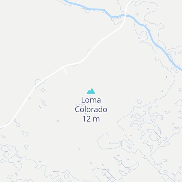 Map of Loma Colorado