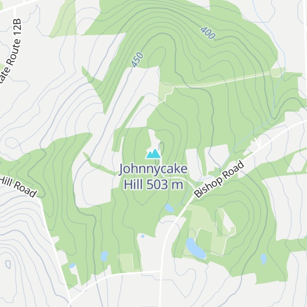 Map of Johnnycake Hill