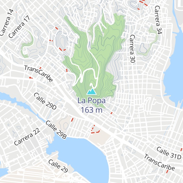 Map of La Popa